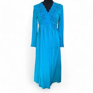 Vintage Gilead blue sleep robe dress size size S